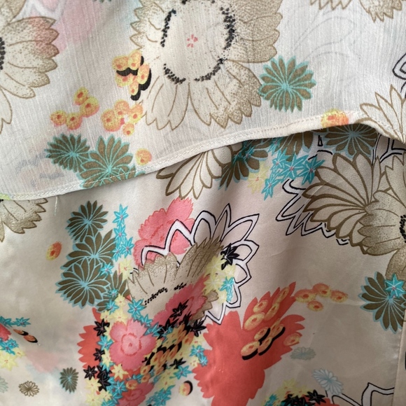 Unbranded Women’s floral tunic with a sheer top(bridgeton styled) - Picture 4 of 8